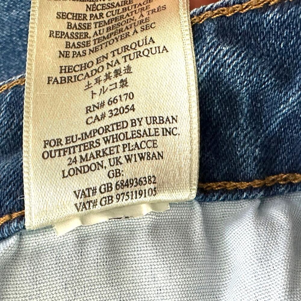Free People Flare Jeans SZ 24 Mid Rise Distressed - Picture 6 of 8